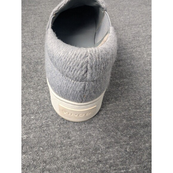 Vince Warren Platform Slip On Sneakers Size 6.5 Women's Gray Leather Suede - Picture 12 of 15